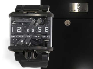 Neuwertige Armbanduhr, Devon "Tread 1" Modell E, Rotating Belt Time Display, ungetragen