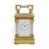 Exquisite, hoch attraktive Miniatur Reiseuhr mit Originalbox, signiert Breguet No. 5350, ca.1900 - photo 1