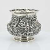 Four-piece coffee service decorated with dense floral relief - photo 4