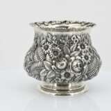 Four-piece coffee service decorated with dense floral relief - photo 5