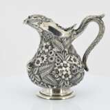 Four-piece coffee service decorated with dense floral relief - фото 14
