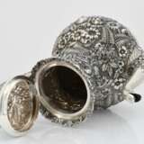 Four-piece coffee service decorated with dense floral relief - фото 19