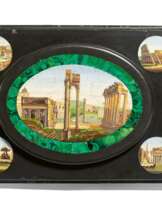 Micromosaic with Roman cityscapes
