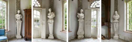 Magnificent series of four busts as allegories of the seasons - photo 1