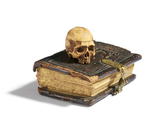Miniature skull and small book - Foto 1