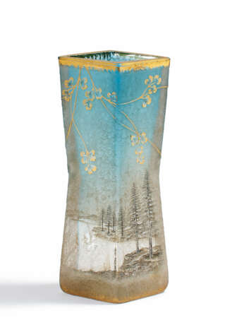 Vase with lake landscape - photo 1