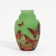 Vase with butterfly décor - Auction archive