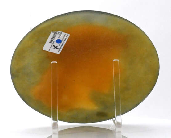 Large Pâte de verre plaque with the profile of Christ - Foto 8