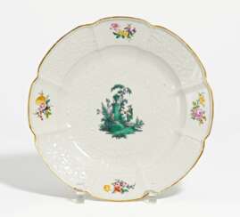 Plate from the "Green Watteau service"