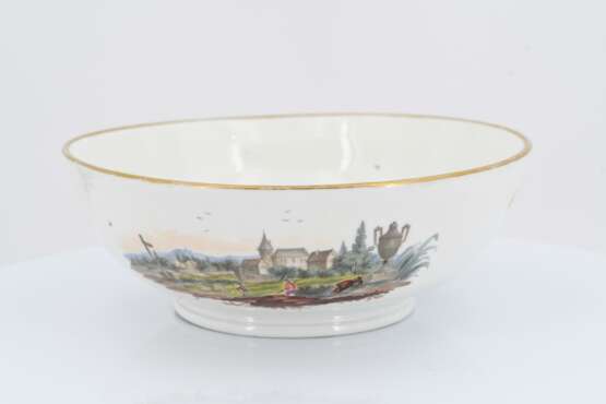 Bowl with landscape paintings - photo 2