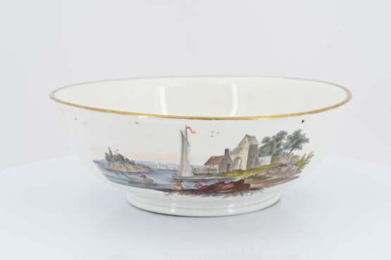 Bowl with landscape paintings - photo 3