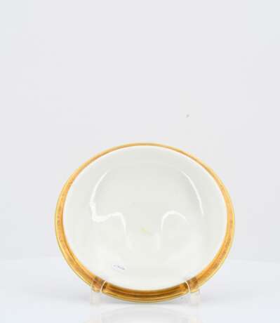 Small Double-Handled Tureen and saucer with Landscape paintings - photo 3
