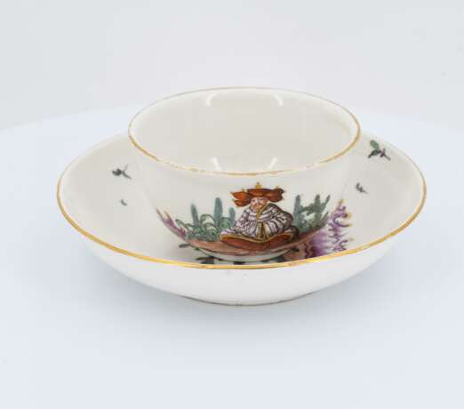 Cup and saucer with chinoiseries - Foto 5