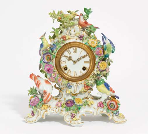 Pendulum clock with birds - photo 1