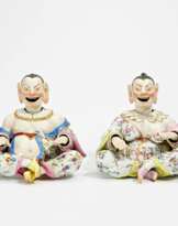 Pair of large nodding pagodas