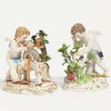 Two cupid figurines - Foto 1