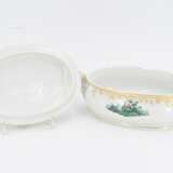 Dinner service with green Watteau scenes - Foto 10