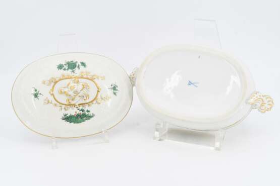 Dinner service with green Watteau scenes - Foto 11