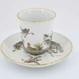 Cup and saucer from the Swan Service - photo 4
