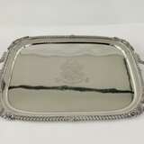 Exceptionally large tray engraved with the coat of arms of the Baronets Eden - фото 3