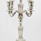 Pair of five-armed girandoles with pearl ornament - Foto 3