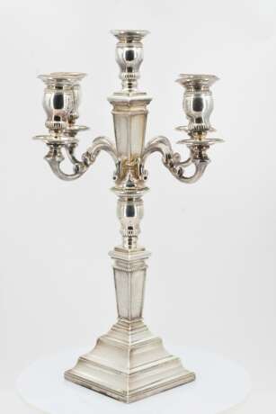 Pair of five-armed girandoles with pearl ornament - фото 5