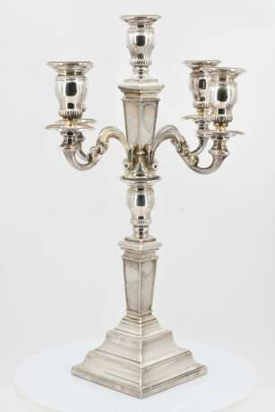 Pair of five-armed girandoles with pearl ornament - Foto 9