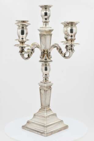 Pair of five-armed girandoles with pearl ornament - Foto 10