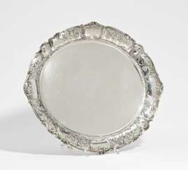 Large, oval Rococo style tray