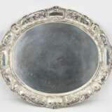 Large, oval Rococo style tray - photo 2