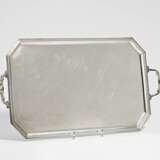 Large rectangular tray with handles - фото 1