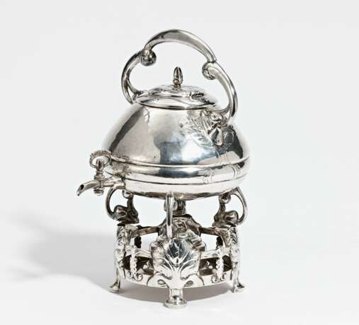 Art Nouveau kettle on rechaud - photo 1
