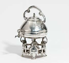 Art Nouveau kettle on rechaud