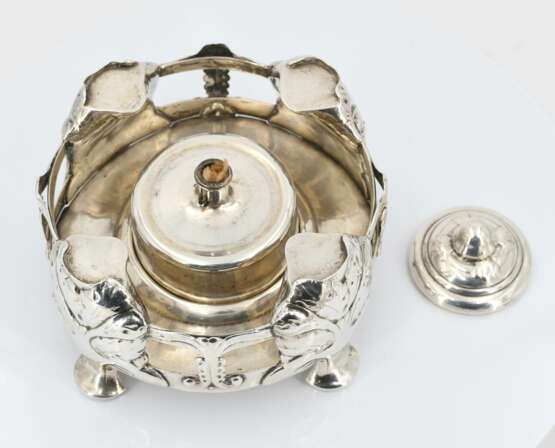 Art Nouveau kettle on rechaud - photo 2