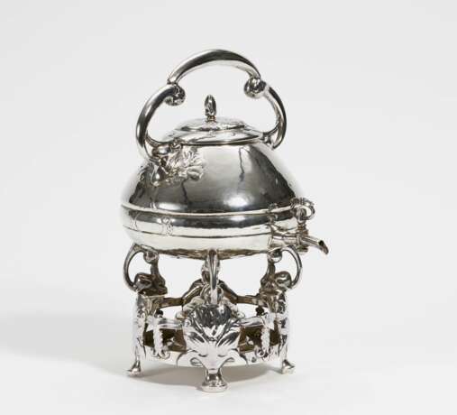 Art Nouveau kettle on rechaud - Foto 5