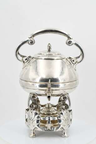 Art Nouveau kettle on rechaud - Foto 6