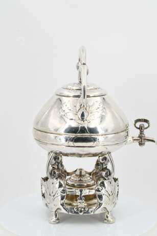 Art Nouveau kettle on rechaud - photo 7