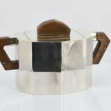 Five-piece Art Deco coffee and tea service with faceted bodies - фото 8