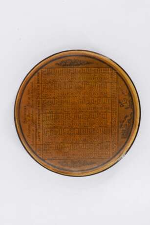 Round box with calendar from the year 1836 - photo 5