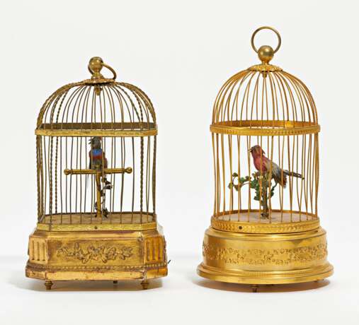 Two songbird automatons designed as birdcages - фото 1