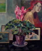 Oksana Khokhlova (b. 1974). Наиюрморт, розовьій цветок