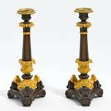 Pair of Charles X candlesticks - photo 1