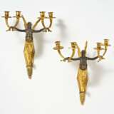 Pair of Empire wall lamps with Victorias - photo 1