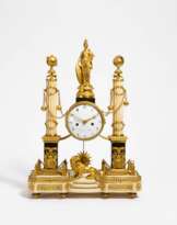 Large portico clock with Minerva