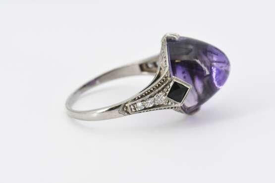Amethyst-Diamond-Ring - photo 4