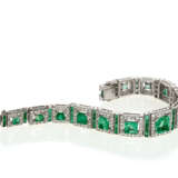 Magnificent-Emerald and Diamond-Bracelet - photo 1