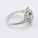 Emerald-Diamond-Ring - Foto 3