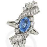 Sapphire-Diamond-Ring - фото 1