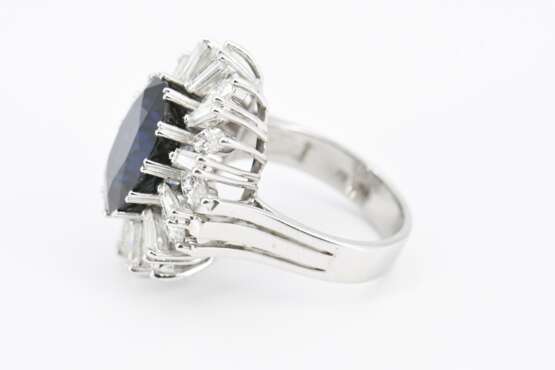 Sapphire-Diamond-Ring - photo 5