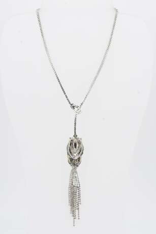 Diamond-Sapphire-Necklace - photo 3